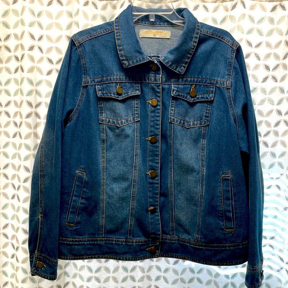 JouJou denim jacket 2x